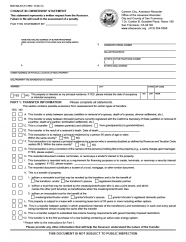 Change in Ownership Statement (BOE-502-A-H)
