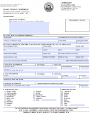 BOE-576-D - Vessel Property Statement