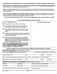 Marriage Certificate Request