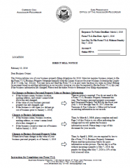 Direct Bill Notice