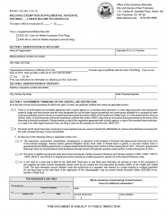 Welfare Exemption Supplemental Affidavit, Housing-Lower Income Households  (BOE-267-L)