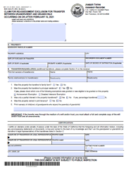 reassessment claim exclusion grandchild grandparent occurring